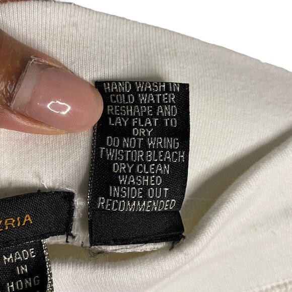 BCBGMAXAZRIA Women's Ivory Velour Floral Sequence Embroidered Pants - Picture 8 of 9